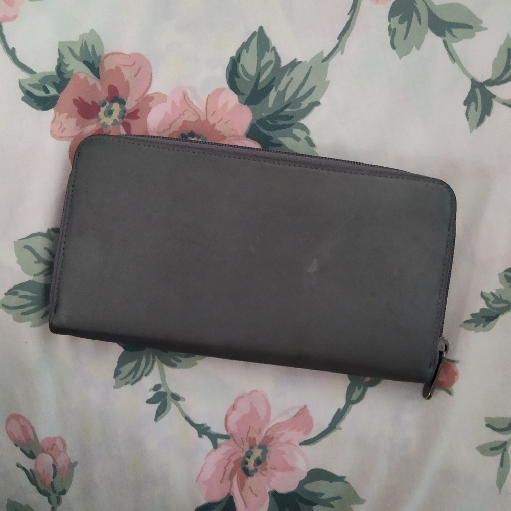 ESPRIT Blue Grey Large Envelope Wallet - Picture 3 of 3